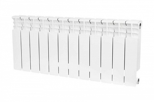 Радиатор биметаллический Stout Space 350 12 секций боковое подключение, фото фото 2
