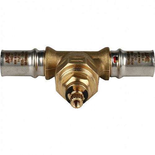 Вентиль с хромированной ручкой Stout 16х16 для м/п труб прессовой, фото фото 2