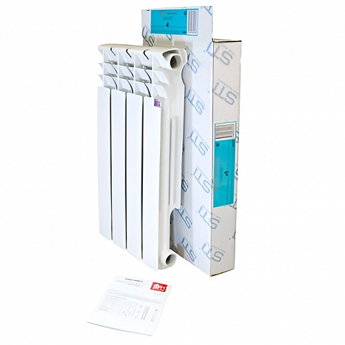 Радиатор алюминиевый STI Classic 500/80 4 секции, фото фото 3