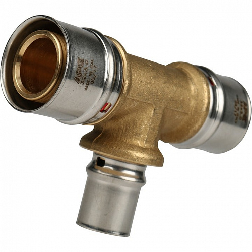 Пресс тройник редукционный Stout 32х20х32 для м/п труб SFP-0005-322032, фото фото 2