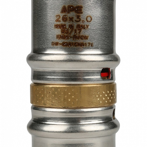 Пресс муфта соединительная Stout 26x26 для м/п труб SFP-0003-002626, фото фото 4