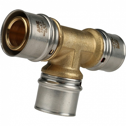 Пресс тройник равнопроходный Stout 32х32х32 для м/п труб SFP-0006-323232, фото фото 3