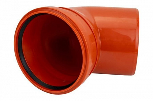 Отвод канализационный наружный 160 67гр. , фото фото 2