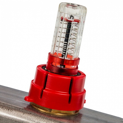 STOUT Коллектор с расходомерами 8 вых. нерж. сталь , фото фото 6