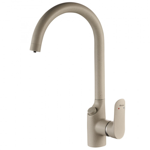 Смеситель DEVIDA для питьевой воды с кнопочным переключателем, дымчатый, на гайке, фото