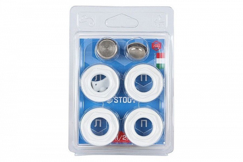 Комплект для монтажа радиаторов Stout 3/4" без кронштейнов, фото фото 2