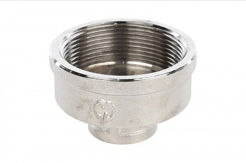 STOUT Муфта переходная В/В 2"х3/4" никелированная SFT-0006-000234, фото фото 2