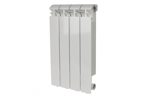 Радиатор алюминиевый Stout Alpha AL 500 4 секции боковое подключение, фото