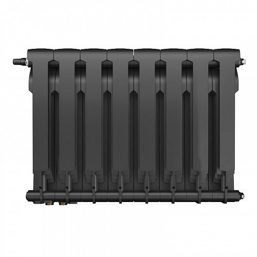 Радиатор биметаллический Royal Thermo Biliner 500 VDR Noir Sable 8 секций, фото фото 3