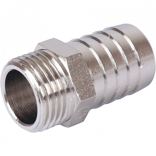 Штуцер Stout никелированный 1/2х20 НР SFT-0067-001220, фото фото 4