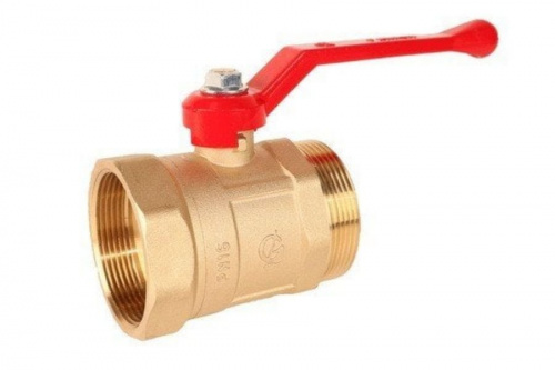 Кран шаровый 11б27п1 ПРАКТИК DN-50 В/Н рычаг PN16 121 ГАЛЛОП, фото