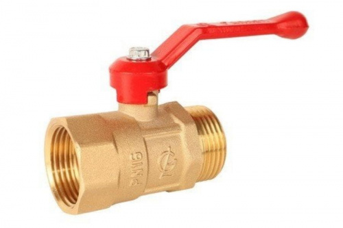 Кран шаровый 11б27п1 ПРАКТИК DN-25 В/Н рычаг PN16 121 ГАЛЛОП, фото