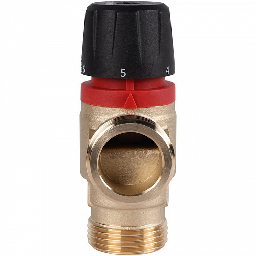 Термостатический смесительный клапан Rommer для отопления и ГВС 1" НР 35-60°С KV 1,6 (бок. смешив), фото фото 5