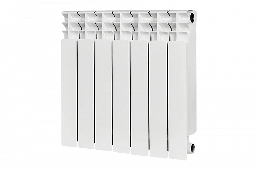 Радиатор биметаллический Stout TITAN 500 7 секций боковое подключение, фото фото 2