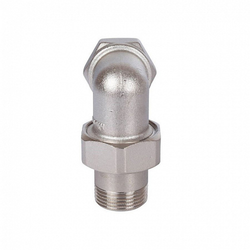 STOUT Американка угловая В/Н 1" (кольцо) никелированная STF-0057-000001, фото фото 3