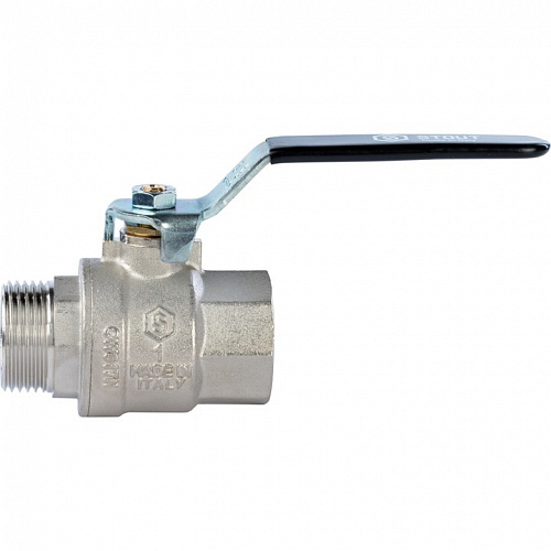 Кран шаровый полн. прох. 1" В/Н ручка, STOUT, фото фото 2