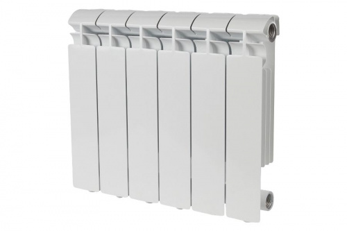 Радиатор биметаллический Stout Alpha BM 350 6 секций боковое подключение, фото