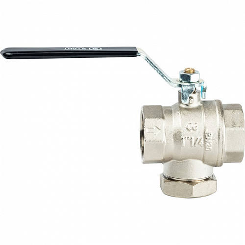 Кран шаровый с фильтром, 1 1/4" ручка-рычаг, фото фото 3