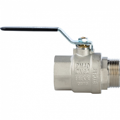 Кран шаровый полн. прох. 1 1/4" В/Н ручка, STOUT, фото фото 3