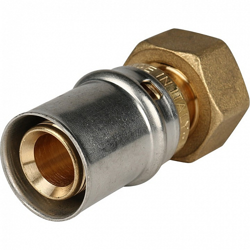 Пресс муфта с накидной гайкой Stout 1/2x20 для м/п труб SFP-0016-001220, фото фото 2