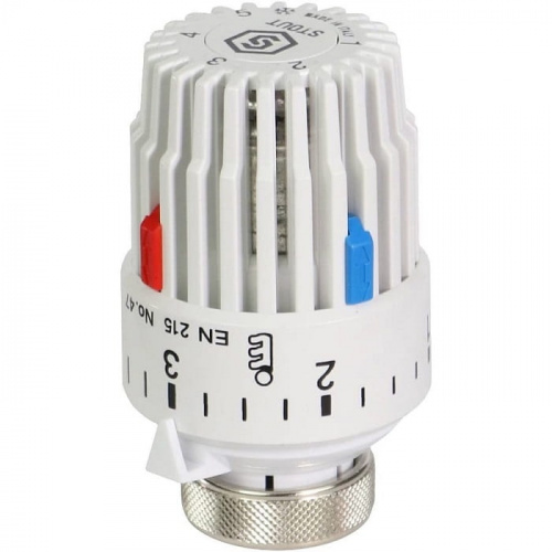 головка термостатическая stout газо-жидкостная (от + 6°с до + 28°с) m30x1,5