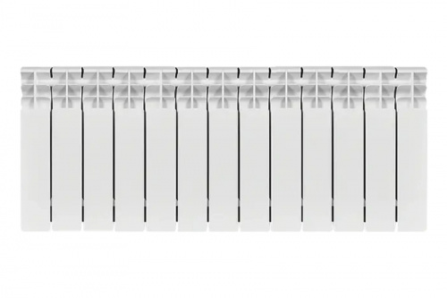 Радиатор биметаллический Stout TITAN 350 13 секции боковое подключение, фото