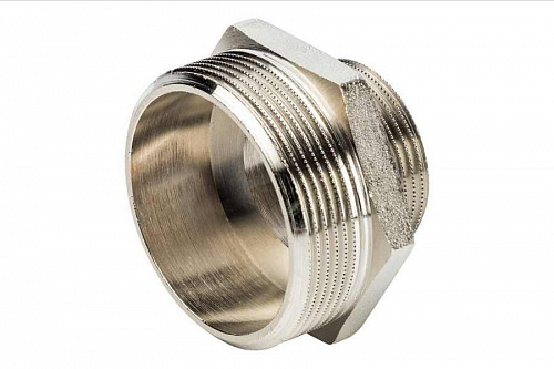 STOUT Ниппель переходной 2"х1 1/4" никелированный SFT-0004-002114, фото фото 2