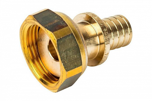 STOUT Муфта с накидной гайкой 16x3/4" аксиальная SFA-0019-001634, фото фото 3