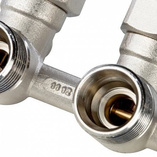 Узел нижнего подключения радиатора Stout для 1-трубной системы угловой 3/4, фото фото 4