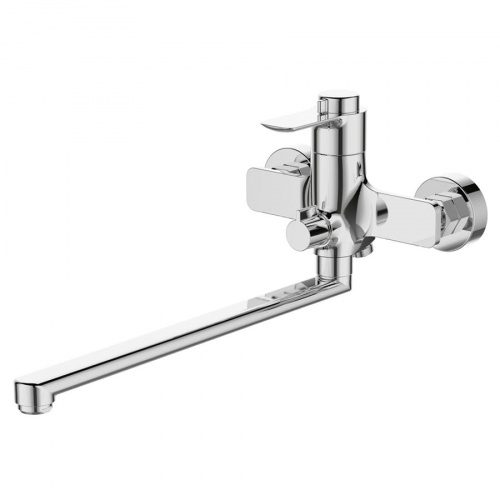 Смеситель DEVIDA TERMO для ванны, с поворотным изливом, термостатический, фото