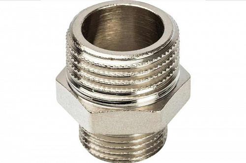 STOUT Ниппель переходной 1/2"х3/8" никелированный SFT-0004-001238, фото фото 2