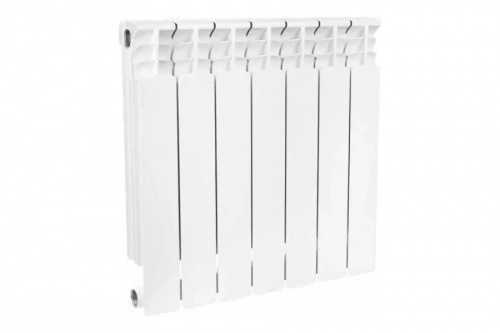 Радиатор биметаллический Stout Space 500 7 секций боковое подключение, фото