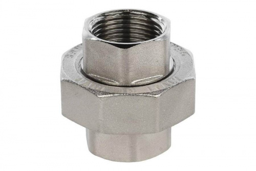 STOUT Американка прямая В/В 3/4" никелированная SFT-0034-000034, фото