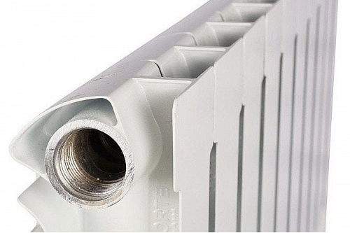 Радиатор алюминиевый Stout Alpha AL 350 10 секций боковое подключение, фото фото 5