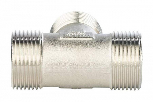 STOUT Тройник Н/Н/Н 1/2" никелированный SFT-0018-121212, фото фото 3