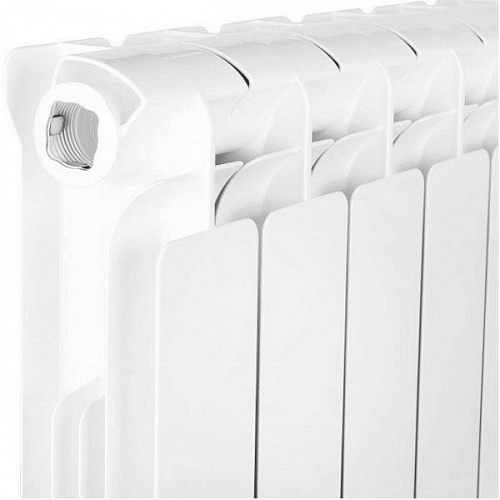 Радиатор алюминиевый Stout Bravo 500 14 секций нижнее правое подключение, фото фото 4