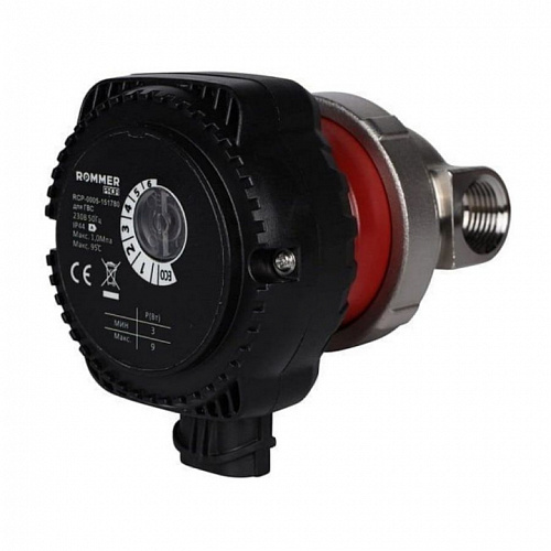 Циркуляционный насос ROMMER Profi 1/2" В/В для ГВС с таймером фото 2