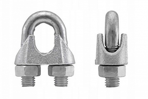 Зажим нержавеющий 3 мм подкова ACR, фото фото 3