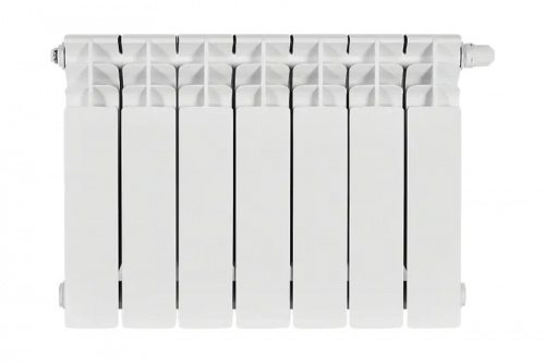 Радиатор биметаллический Stout TITAN 350 7 секций нижнее правое подключение, фото