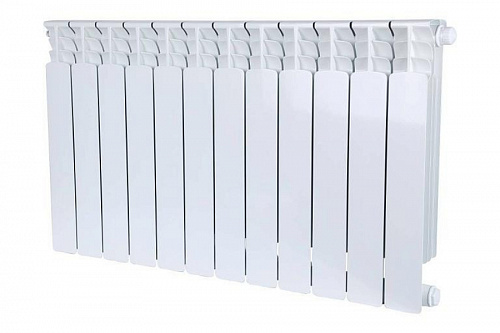 Радиатор биметаллический Stout Space 500 12 секций нижнее подключение, фото фото 2