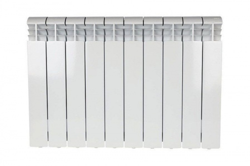 Радиатор алюминиевый Stout Vega 500 AL 10 секций боковое подключение, фото