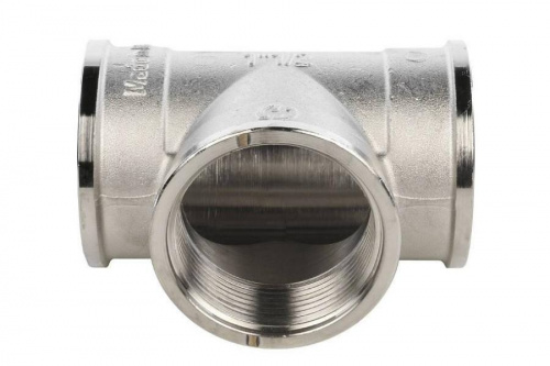 STOUT Тройник В/В/В 1 1/2" никелированный SFT-0020-000112, фото