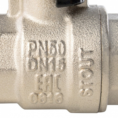 Кран шаровый полн. прох. 1/2" В/В бабочка, STOUT, фото фото 6