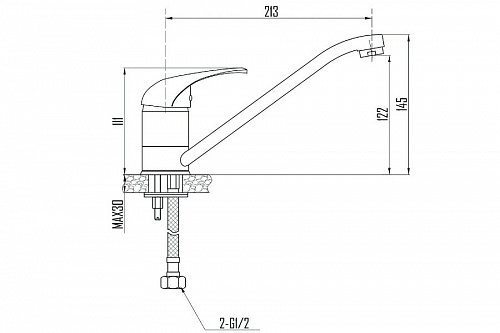 Смеситель кух. DEVIDA ENZO, фото фото 2