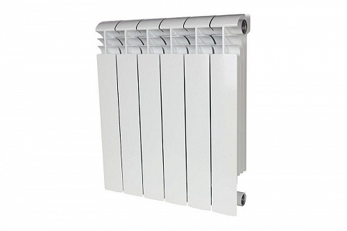 Радиатор алюминиевый Stout Vega 500 AL 6 секций боковое подключение, фото фото 2