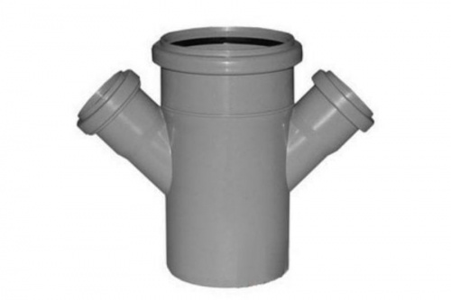 Крест канализационный 110х50х50 45гр., фото