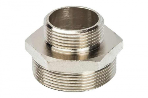 STOUT Ниппель переходной 2"х1 1/4" никелированный SFT-0004-002114, фото