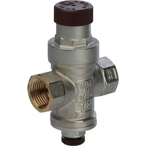 Редуктор давления Stout 1/2 В/В PN16 с выходом под манометр SVS-0010-000015, фото фото 2