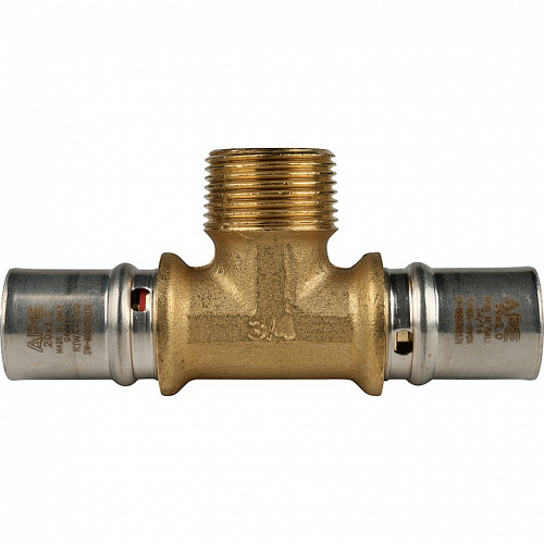 Пресс тройник  Stout НР 20х3/4х20 для м/п труб SFP-0008-203420, фото фото 5