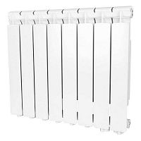 радиатор алюминиевый stout bravo 500 8 секций нижнее правое подключение